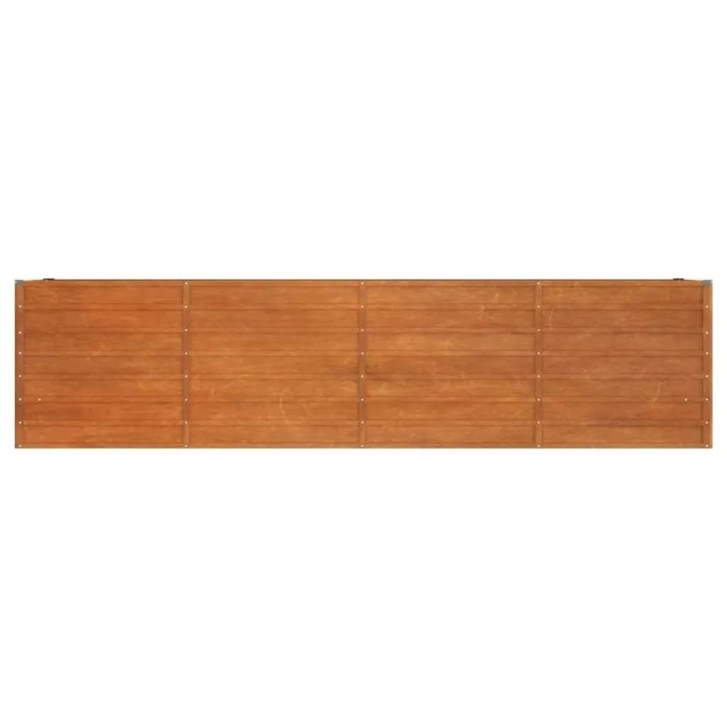 Garden Raised Bed Rusty 320x40x77 cm Corten Steel 151957