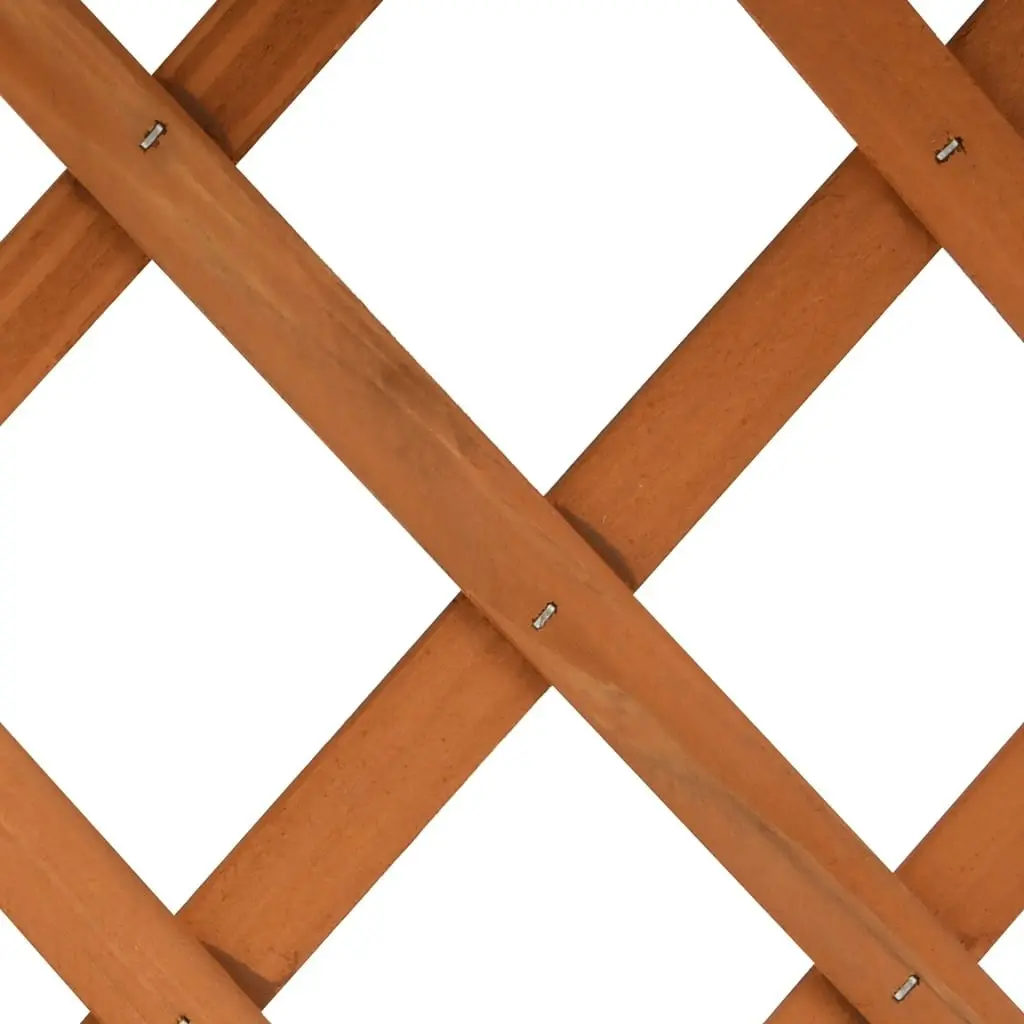 Garden Trellis Planter Orange 45x30x74 cm Solid Firwood 314838