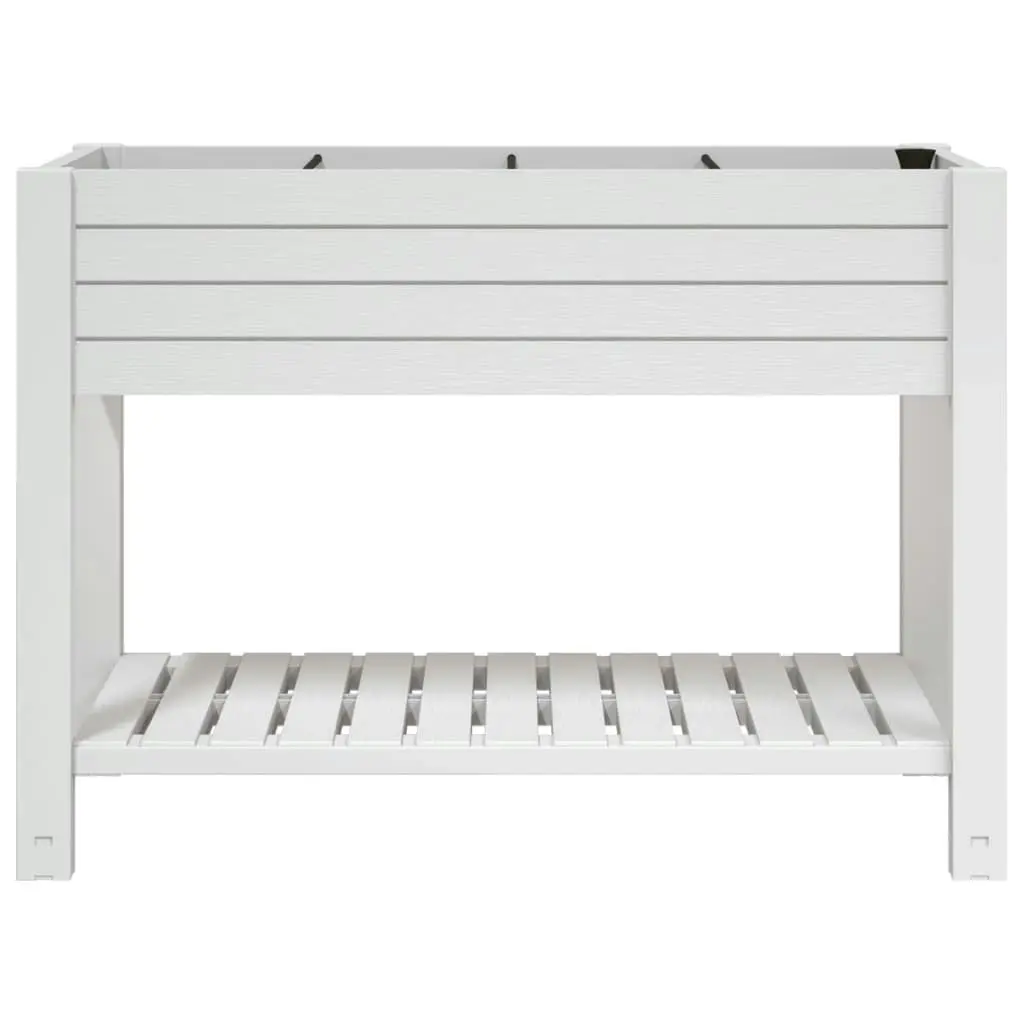 Garden Raised Bed White 110x45x79 cm Polypropylene 364177