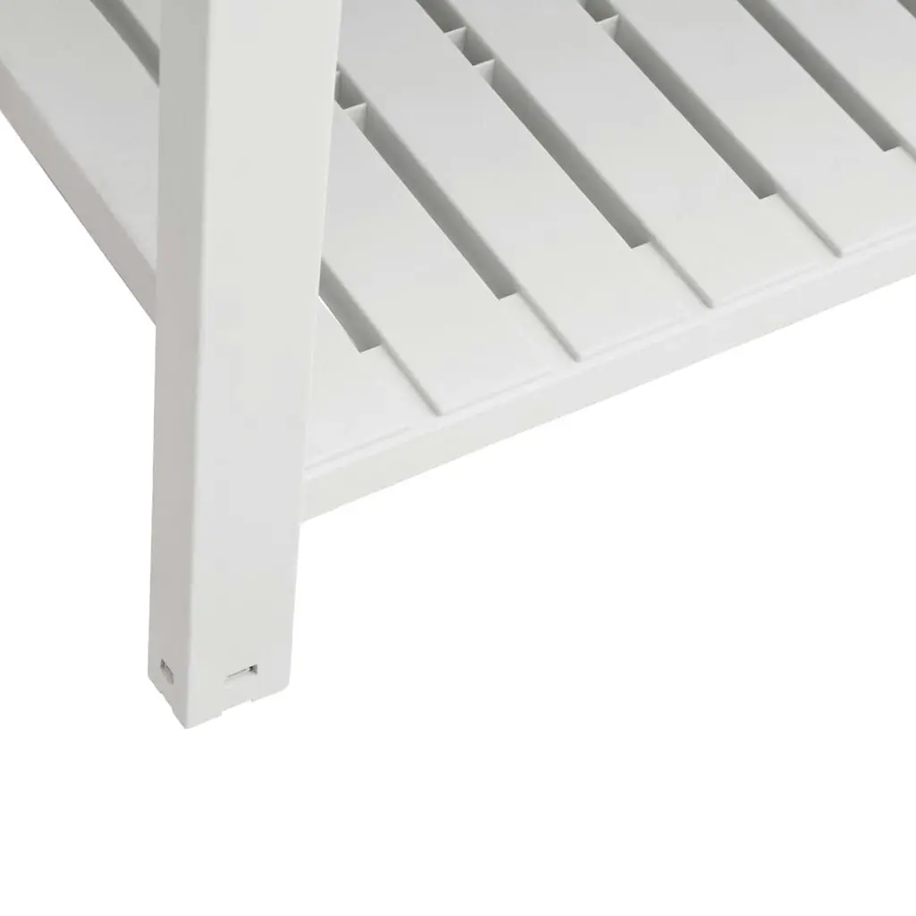 Garden Raised Bed White 110x45x79 cm Polypropylene 364177