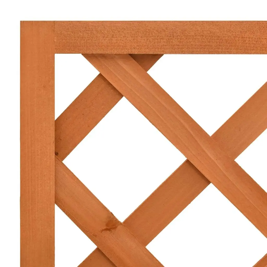 Garden Trellis Planter Orange 50x25x90 cm Solid Firwood 314830