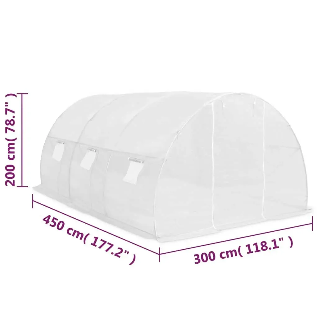 Greenhouse 13.5 mÂ² 450x300x200 cm 45750