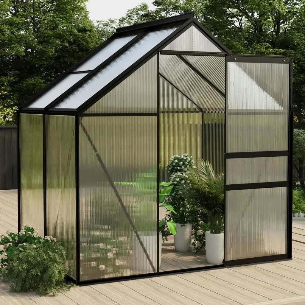 Greenhouse Anthracite Aluminium 2.47 mÂ² 312057