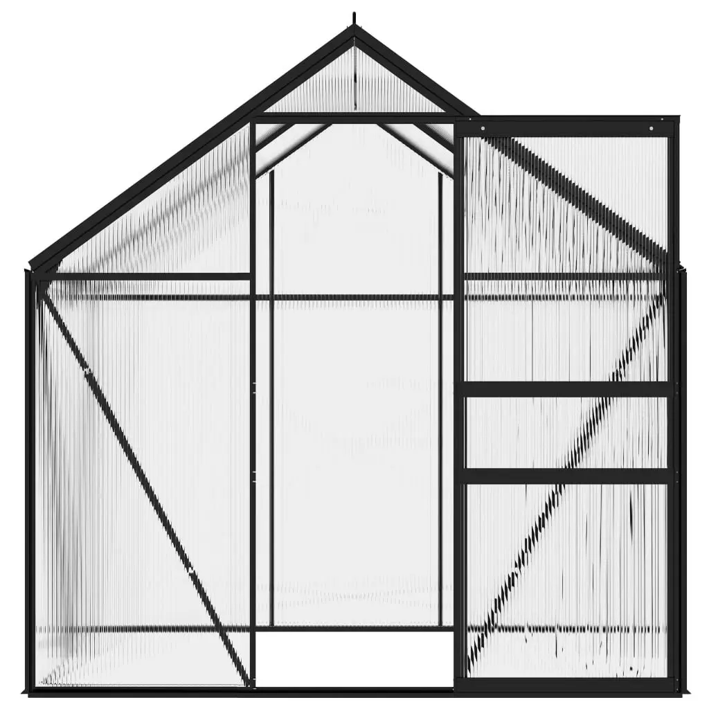 Greenhouse Anthracite Aluminium 2.47 mÂ² 312057