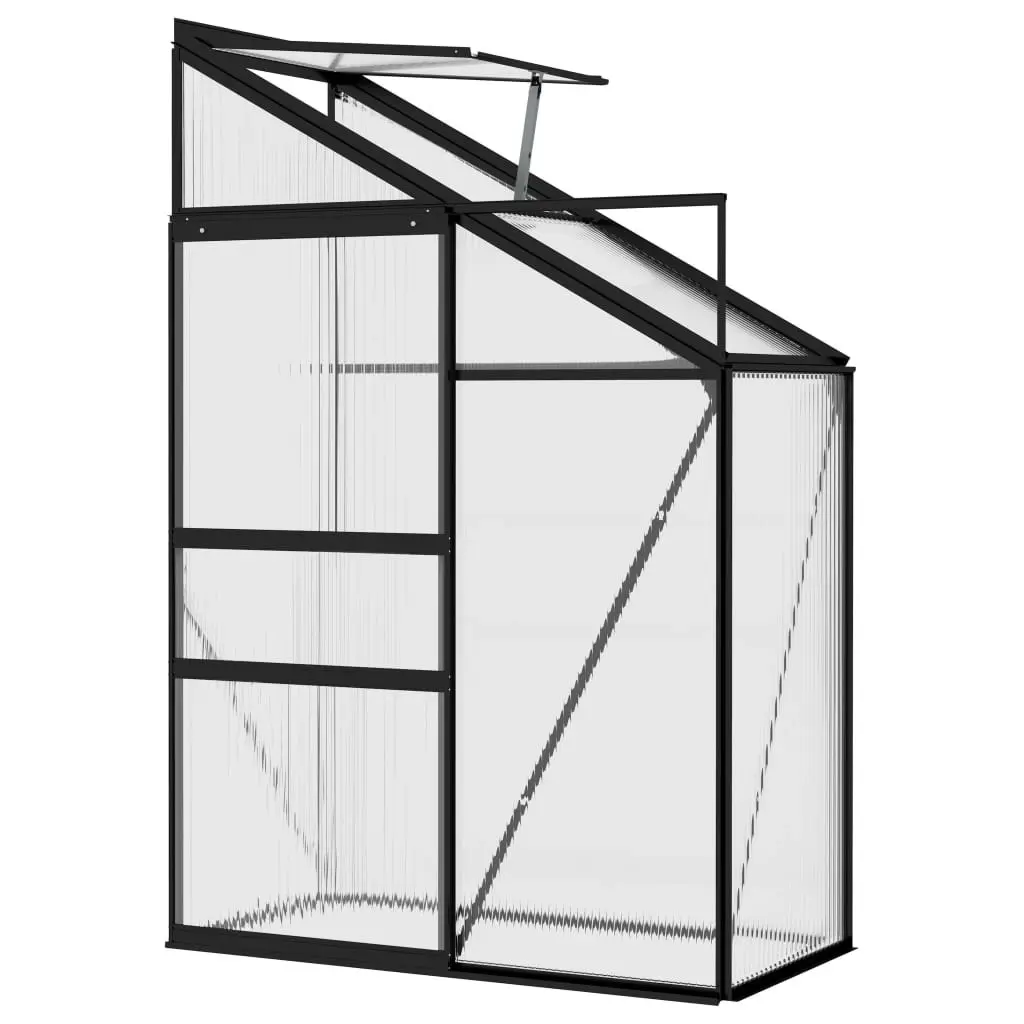 Greenhouse Anthracite Aluminium 1.38 mÂ³ 312043