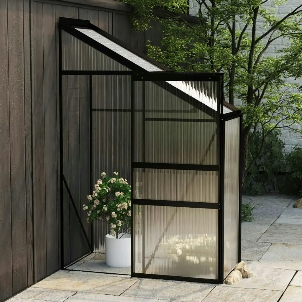 Greenhouse Anthracite Aluminium 1.38 mÂ³ 312043