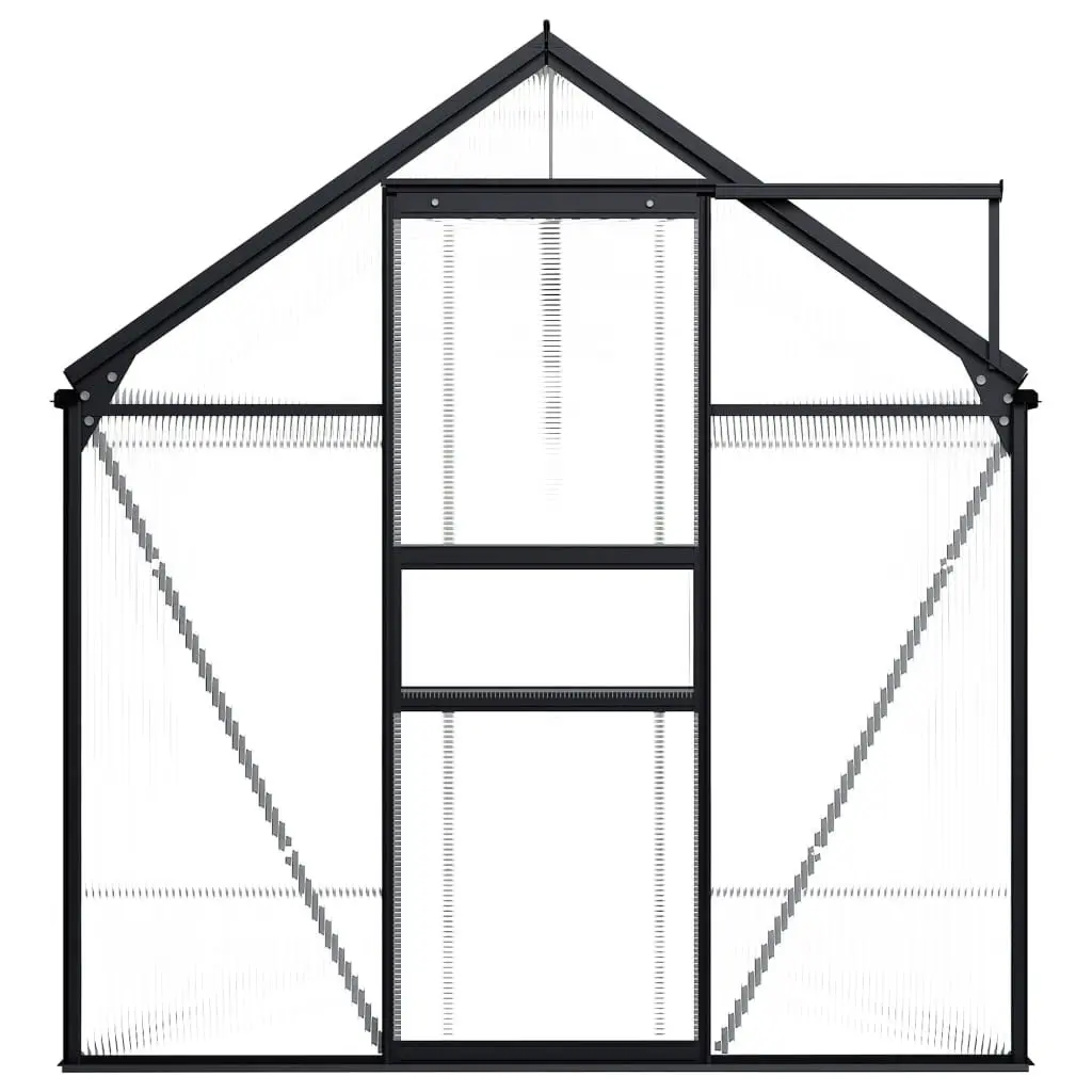 Greenhouse Anthracite Aluminium 7.03 mÂ² 48212