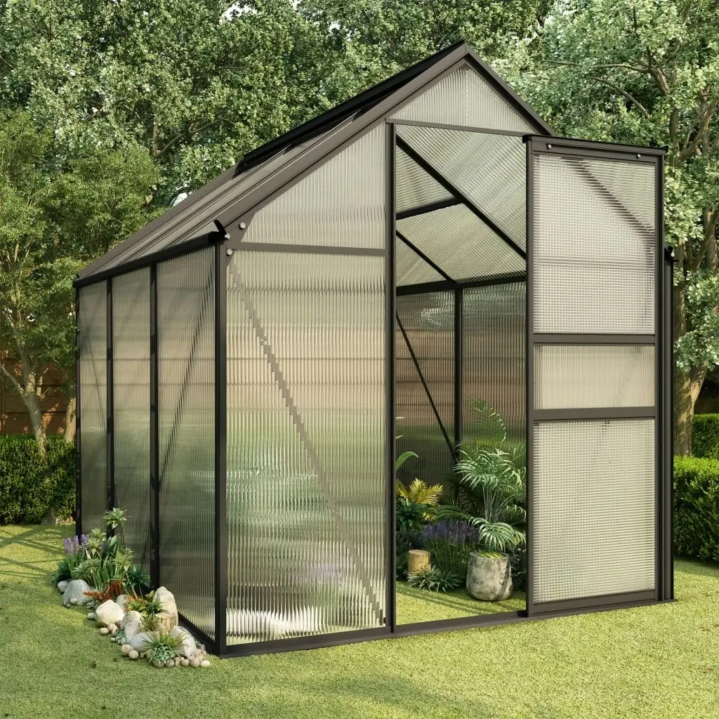 Greenhouse Anthracite Aluminium 3.61 mÂ² 48209