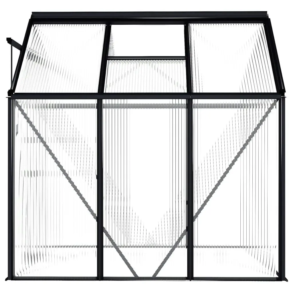 Greenhouse Anthracite Aluminium 3.61 mÂ² 48209