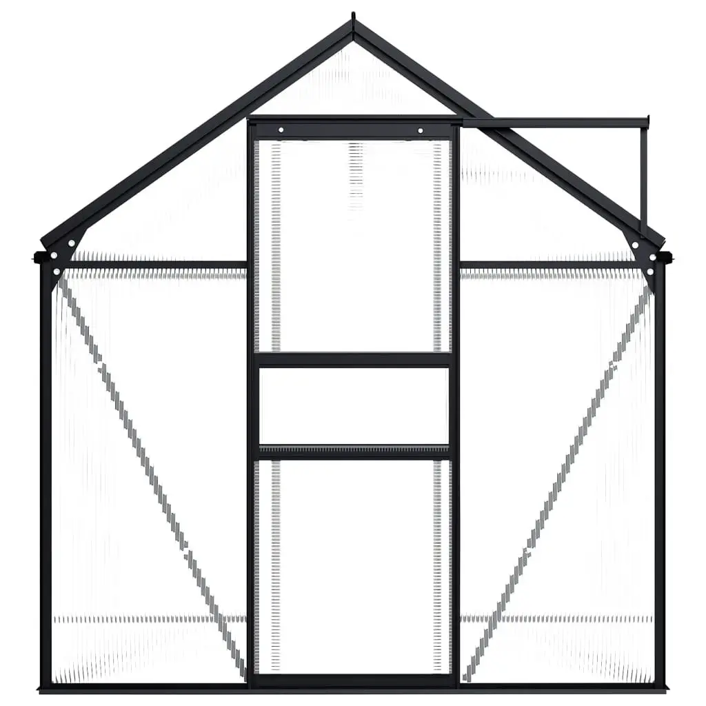 Greenhouse Anthracite Aluminium 3.61 mÂ² 48209