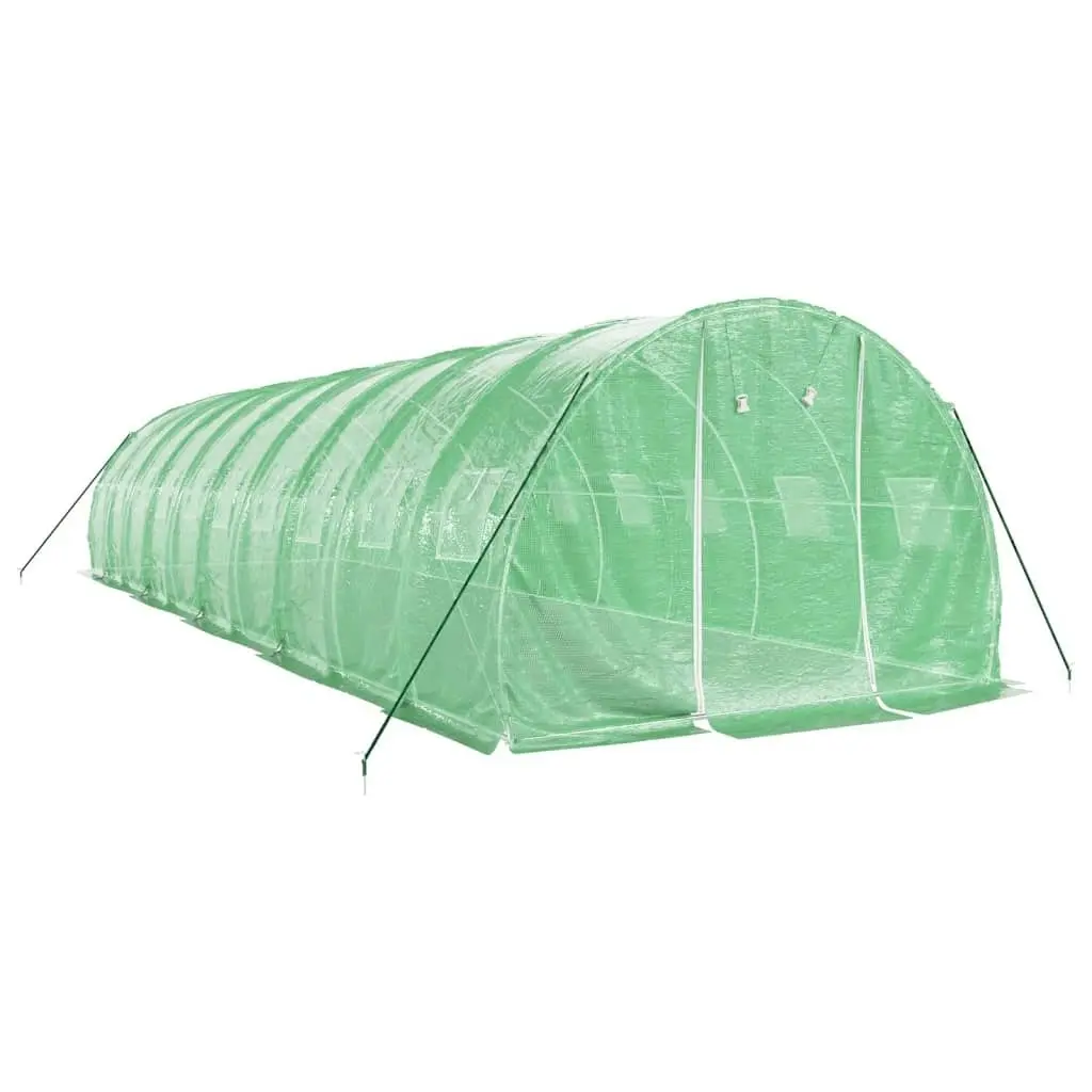 Greenhouse with Steel Frame Green 30 mÂ² 10x3x2 m 3188042