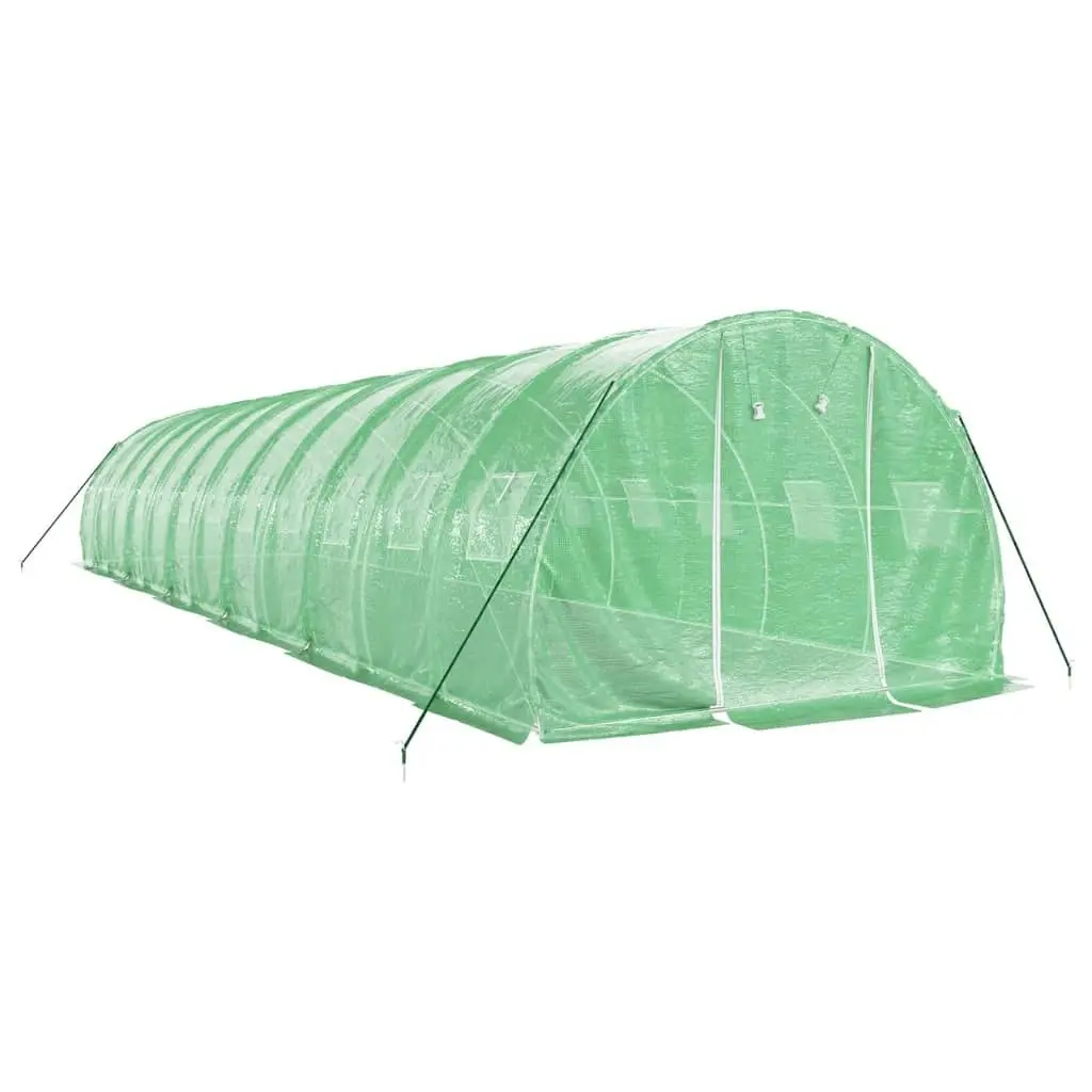 Greenhouse with Steel Frame Green 36 mÂ² 12x3x2 m 3188043