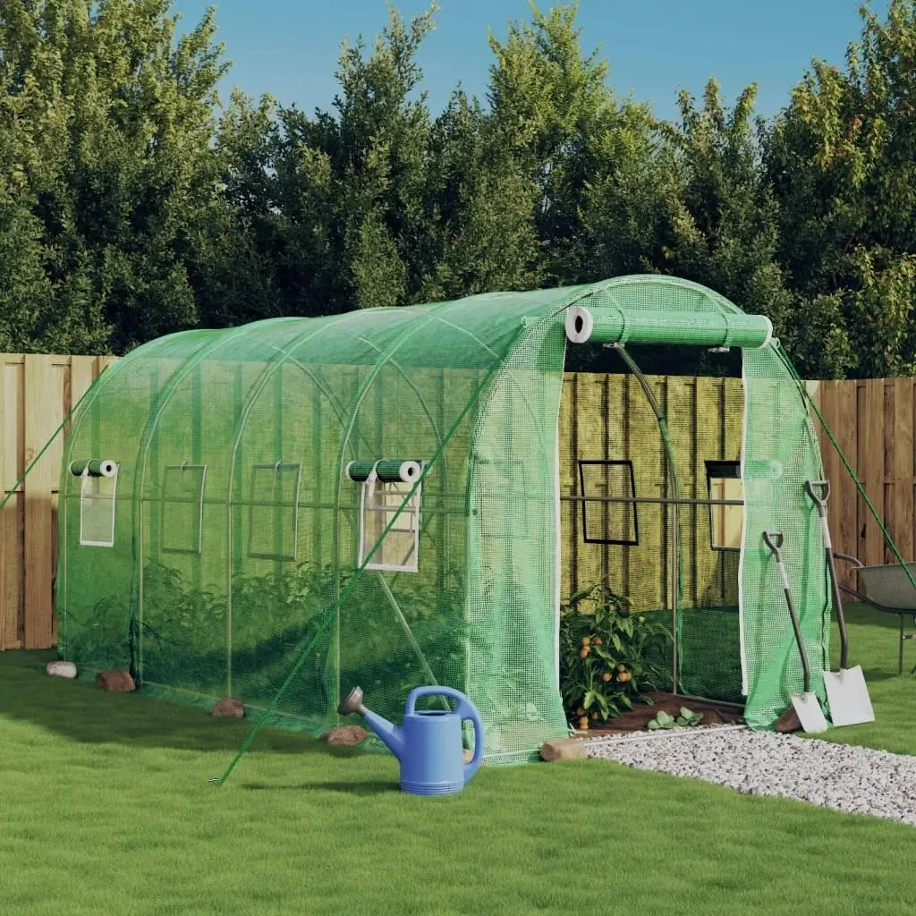 Greenhouse with Steel Frame Green 8 mÂ² 4x2x2 m 3188017