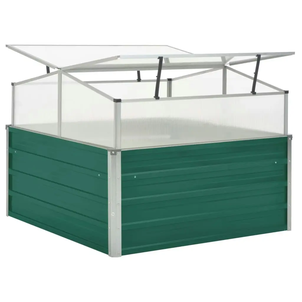 Greenhouse Green 100x100x77 cm Galvanised Steel 47020