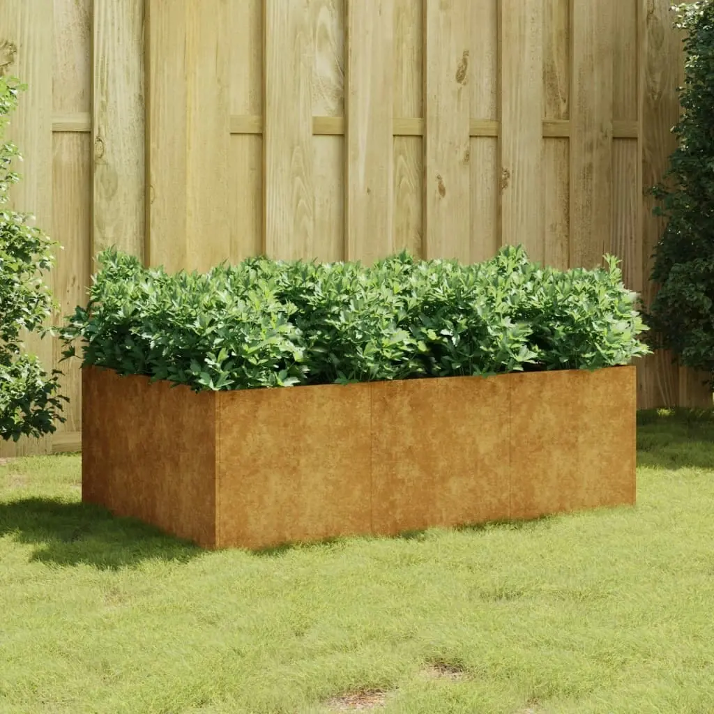 Garden Raised Bed 120x80x40 cm Corten Steel 824532