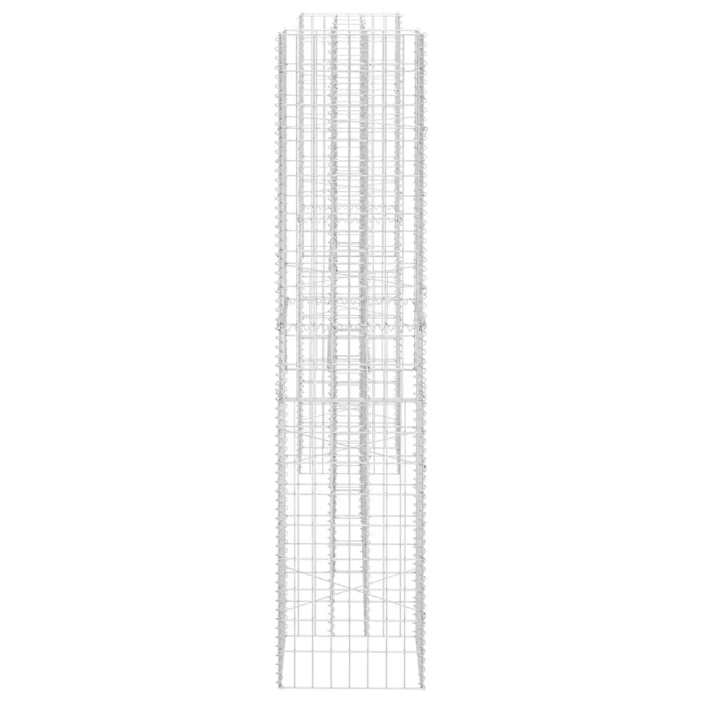 H-Shaped Gabion Planter Steel Wire 260x40x180 cm 145664