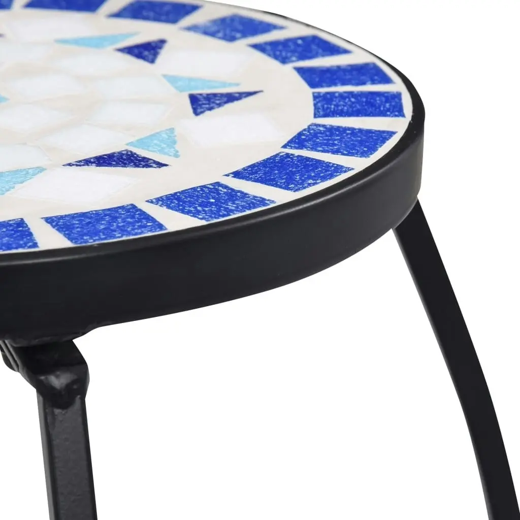 Mosaic Tables 3 pcs Blue and White Ceramic 46702