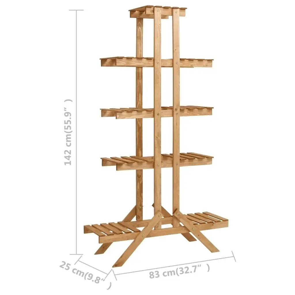 Plant Stand 83x25x142 cm Firwood 47235