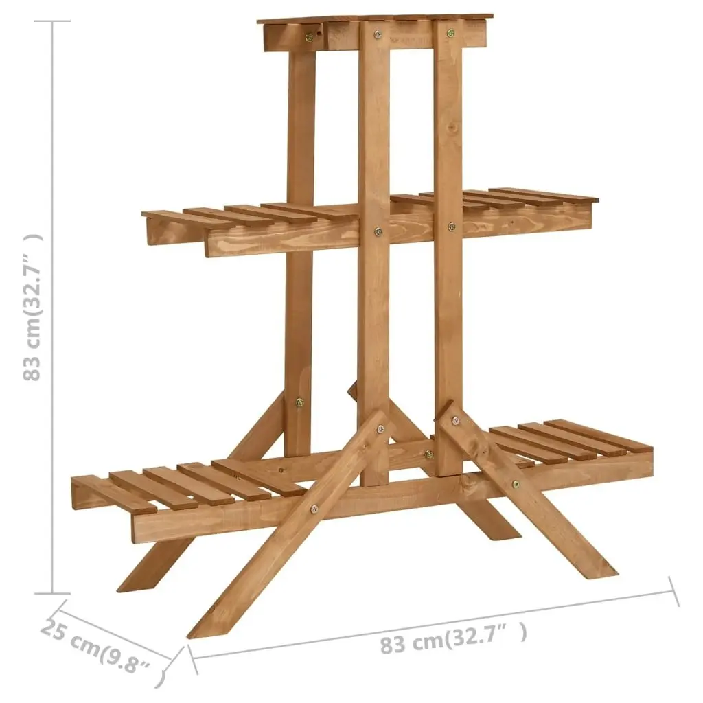 Plant Stand 83x25x83 cm Firwood 47234