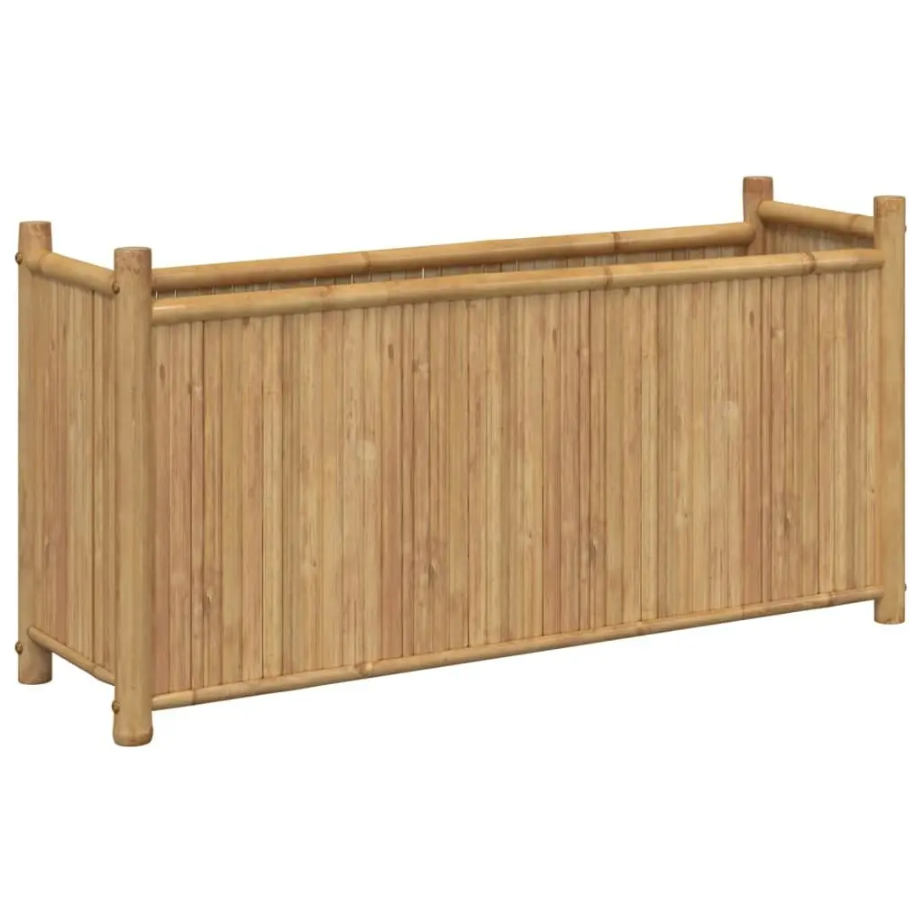 Planter 100x30x50 cm Bamboo 366463