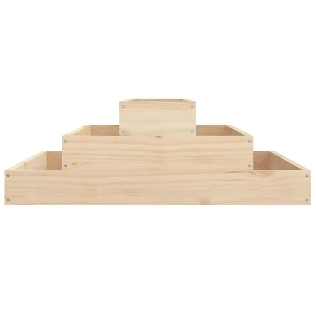 Planter 80x80x27 cm Solid Wood Pine 823892