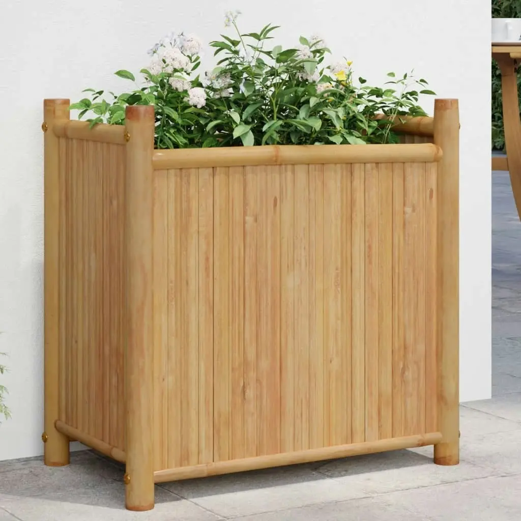 Planter 50x30x50 cm Bamboo 366462