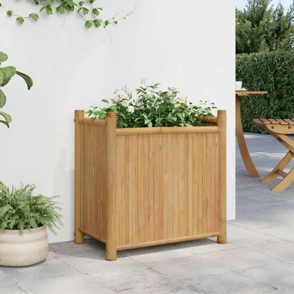 Planter 50x30x50 cm Bamboo 366462