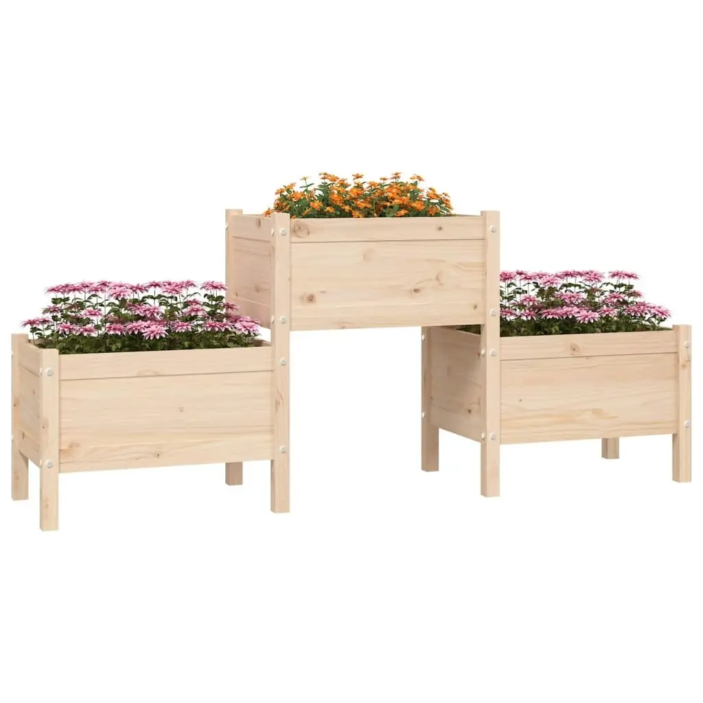 Planter 178.5x44x75 cm Solid Wood Pine 822247