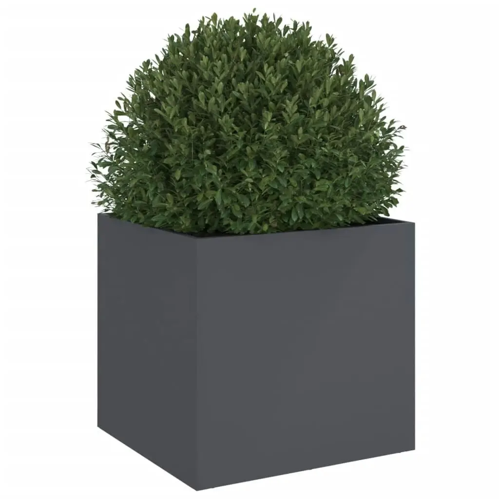 Planter Anthracite 49x47x46 cm Cold-rolled Steel 841563