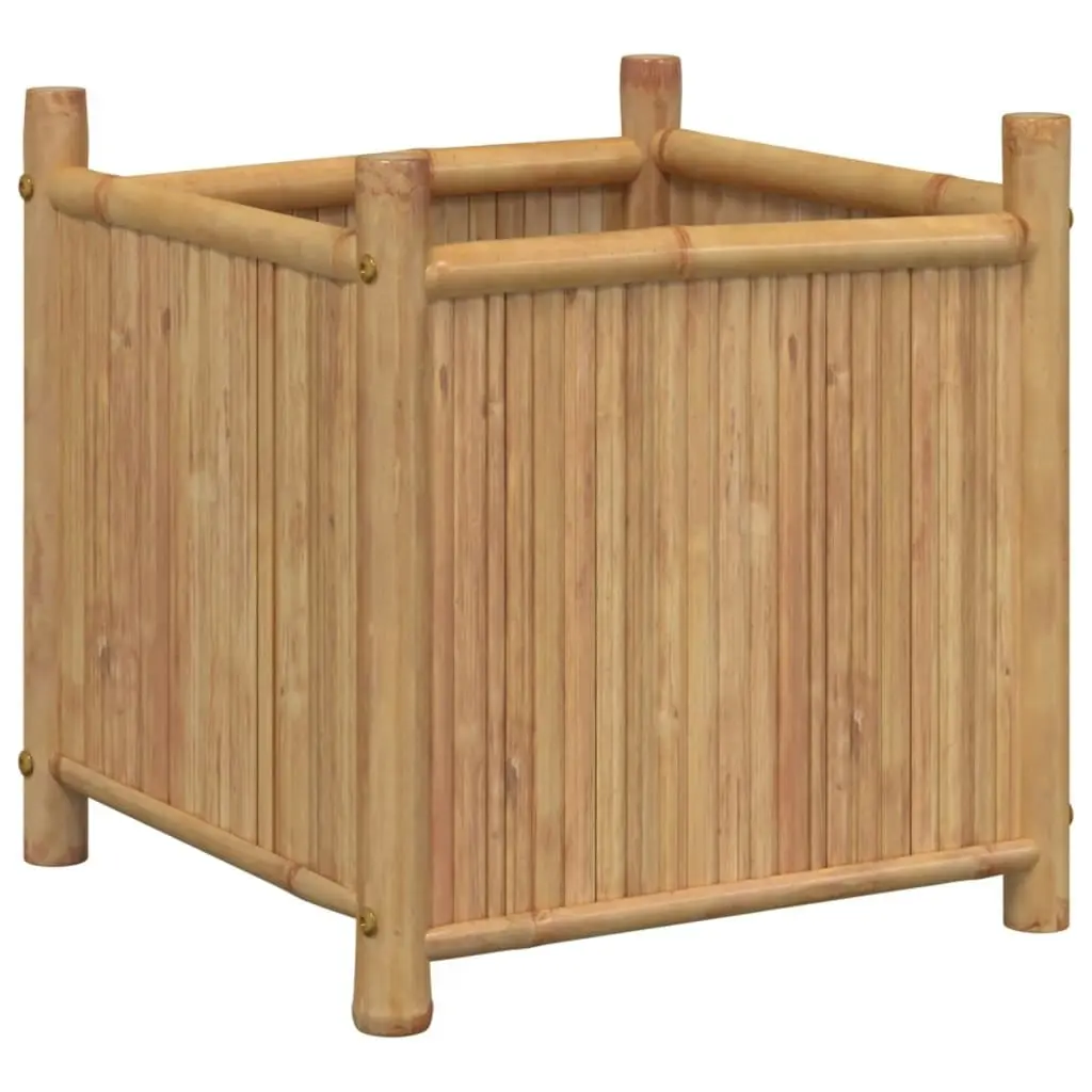 Planter 50x50x50 cm Bamboo 366465