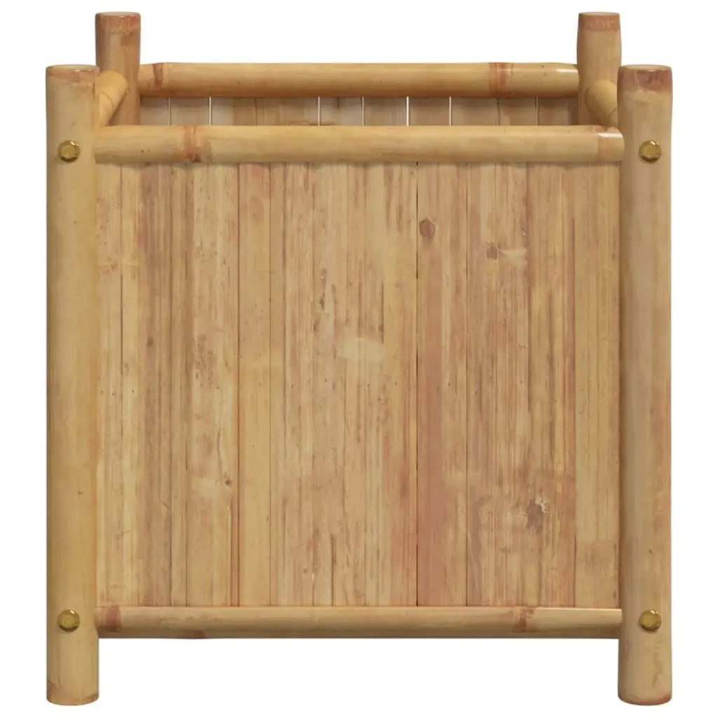 Planter 50x50x50 cm Bamboo 366465