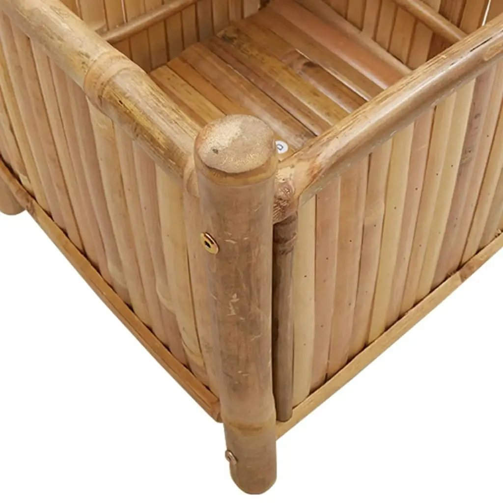 Planter 50x50x50 cm Bamboo 366465