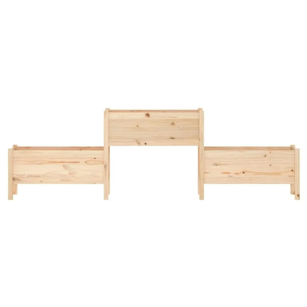 Planter 245.5x44x75 cm Solid Wood Pine 822252