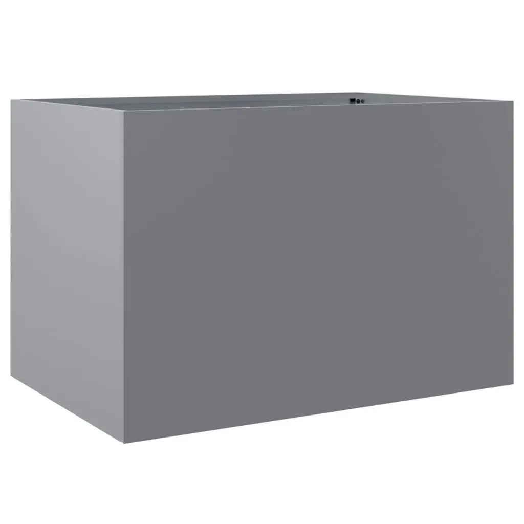 Planter Silver 62x40x39 cm Galvanised Steel 841600