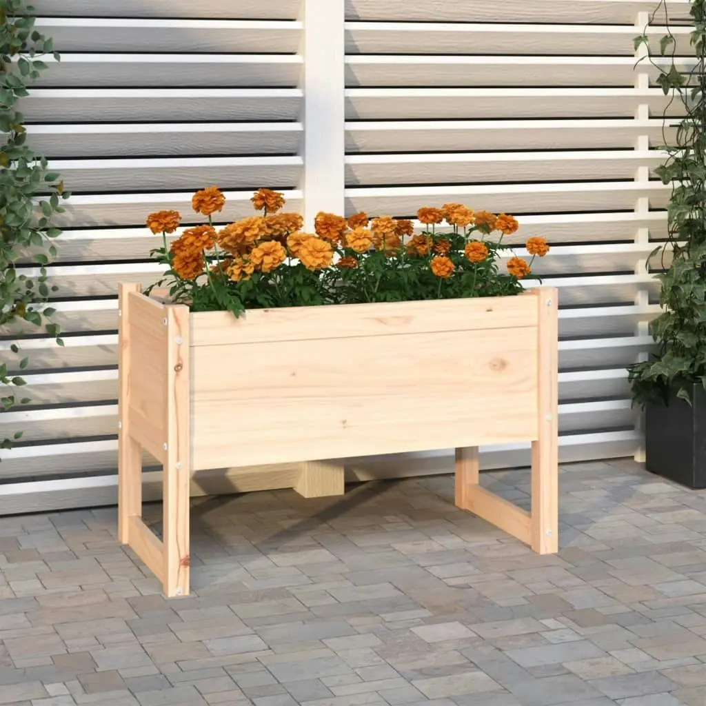 Planter 78x40x52 cm Solid Wood Pine 822117