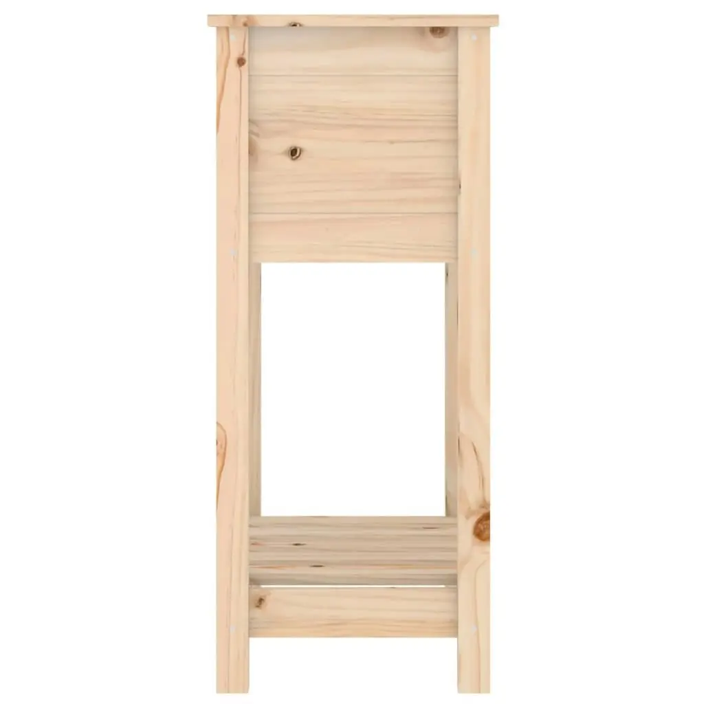 Planter with Shelf 54x34.5x81 cm Solid Wood Pine 823752