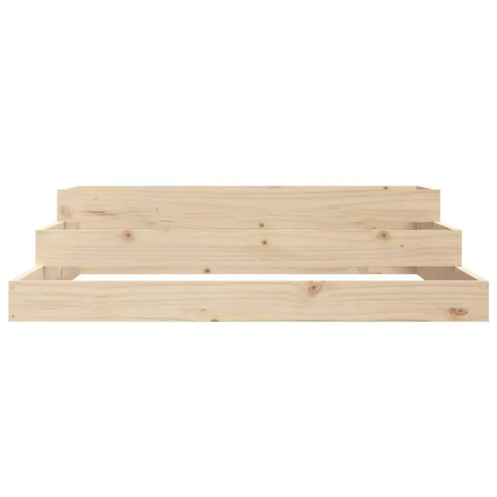 Planter 107x107x27 cm Solid Wood Pine 823913