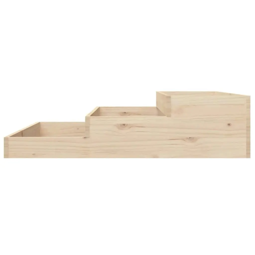 Planter 107x107x27 cm Solid Wood Pine 823913