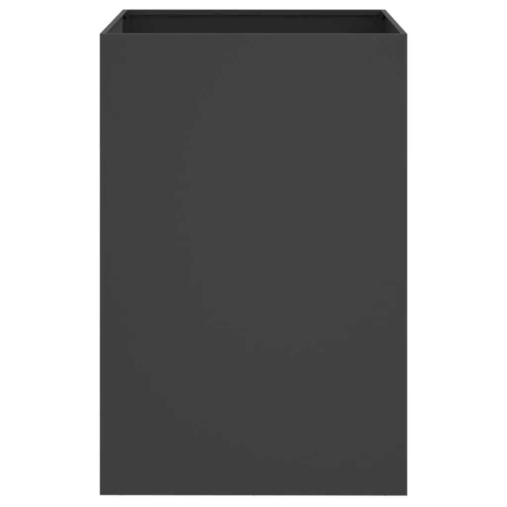 Planter Black 52x48x75 cm Cold-rolled Steel 841583