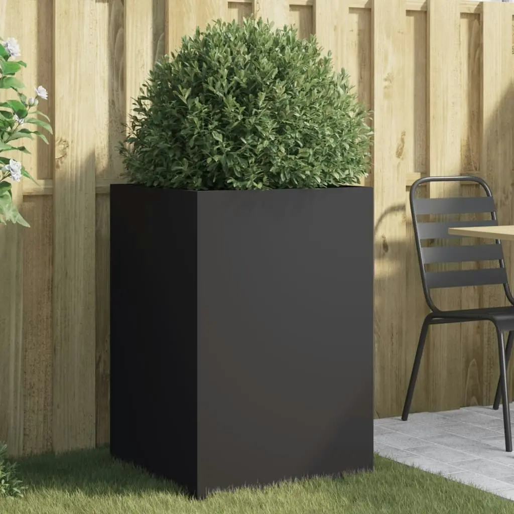 Planter Black 52x48x75 cm Cold-rolled Steel 841583