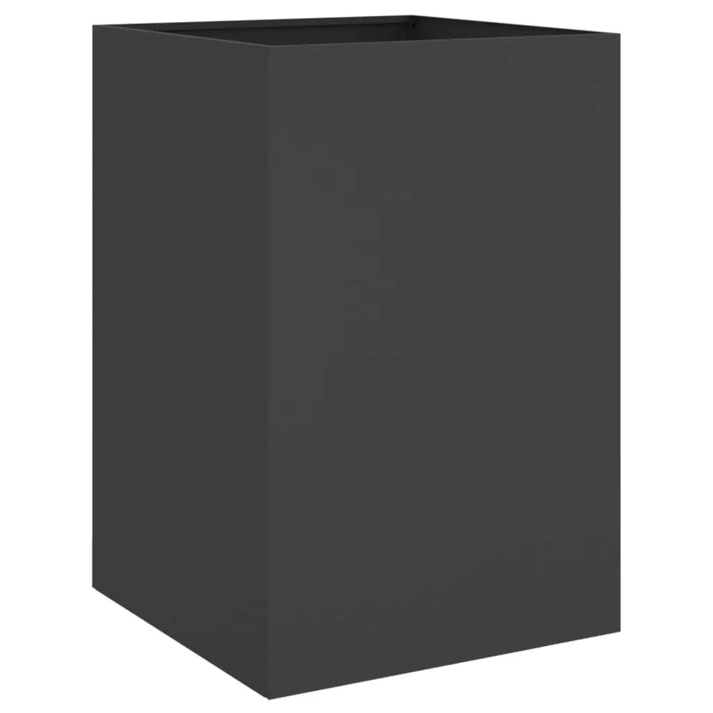 Planter Black 52x48x75 cm Cold-rolled Steel 841583