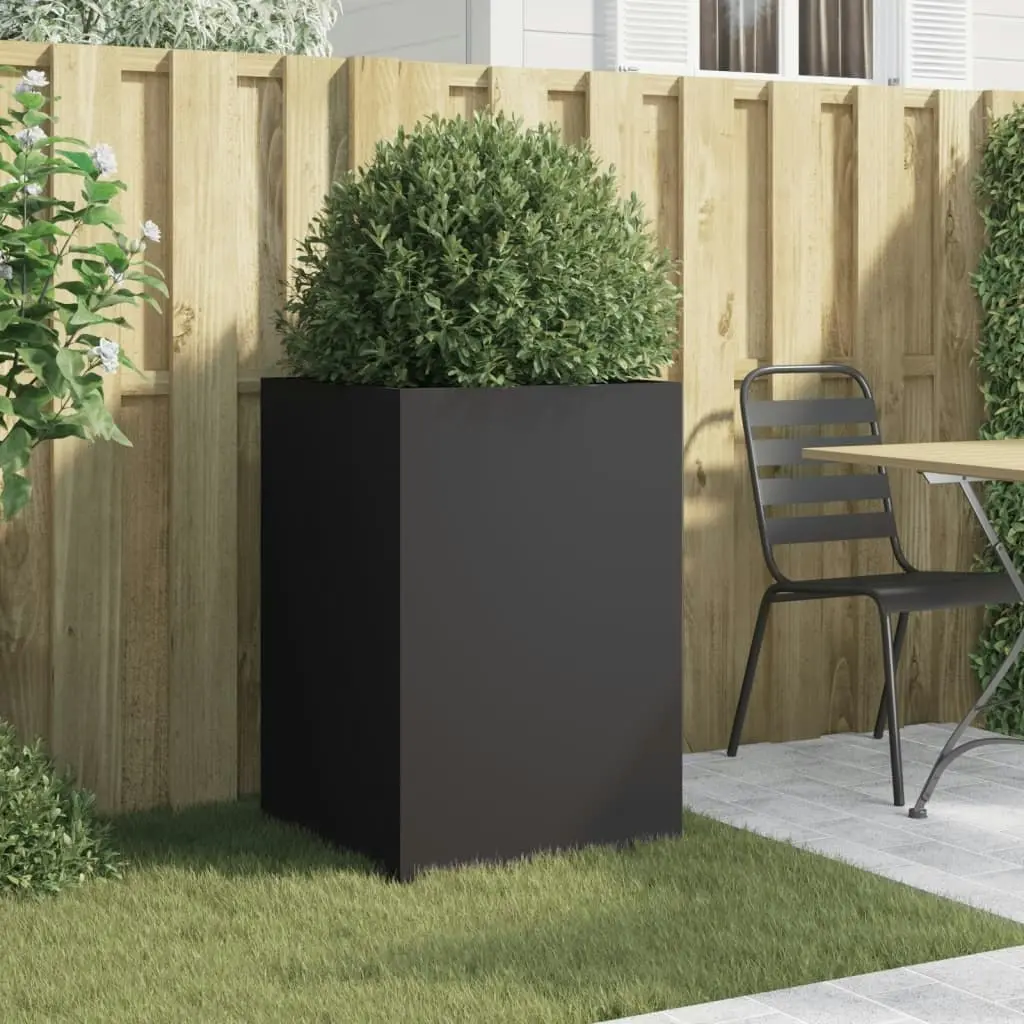 Planter Black 52x48x75 cm Cold-rolled Steel 841583