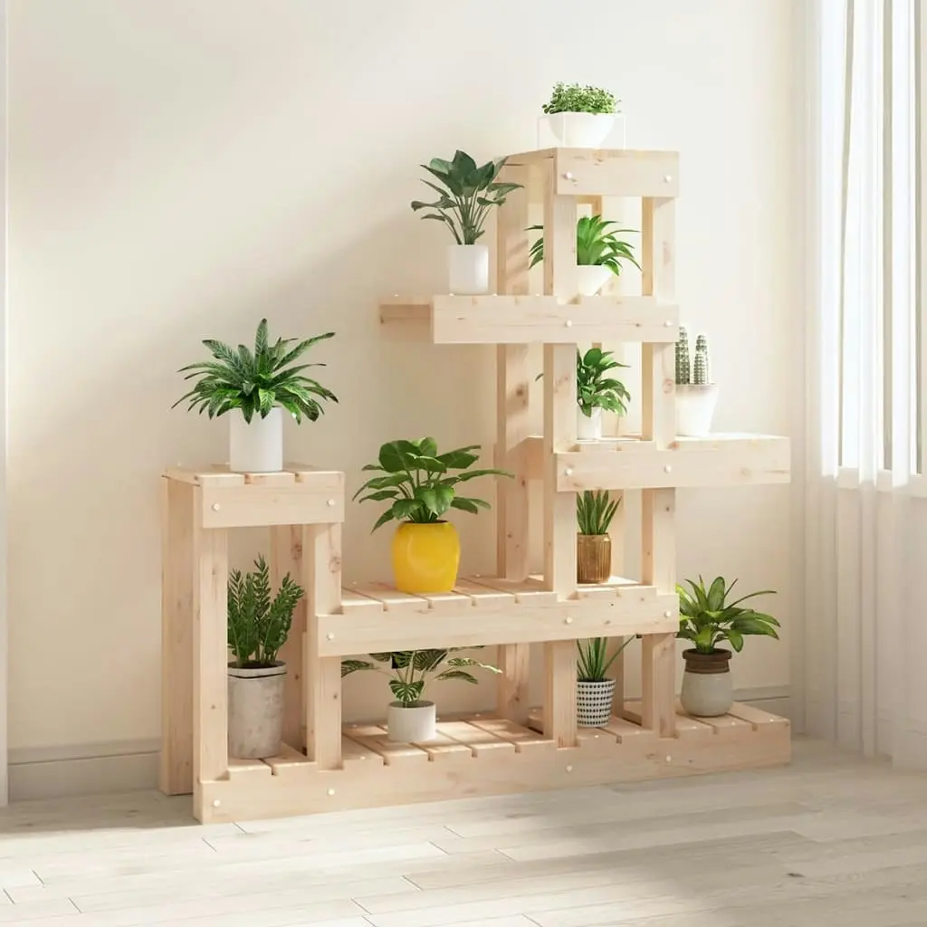 Plant Stand 92x25x97 cm Solid Wood Pine 822102