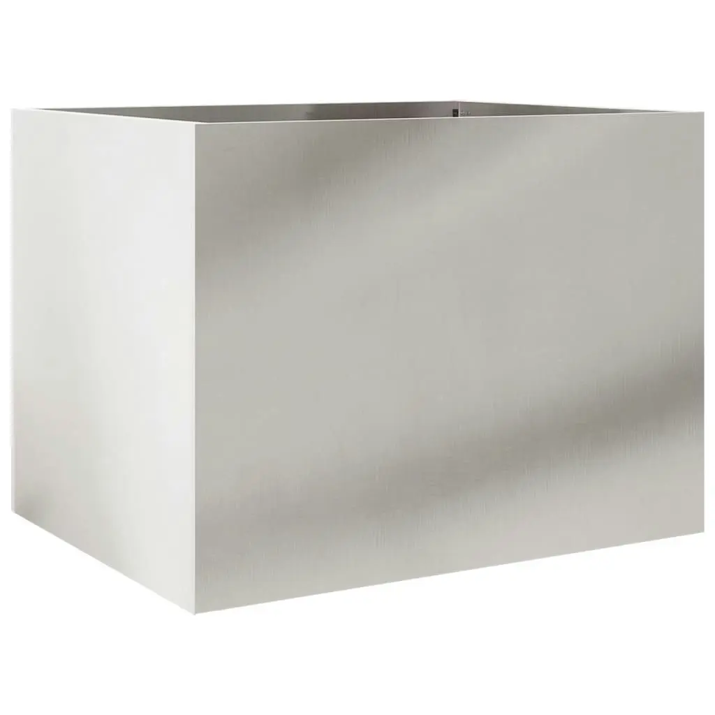 Planter Silver 62x47x46 cm Stainless Steel 841605