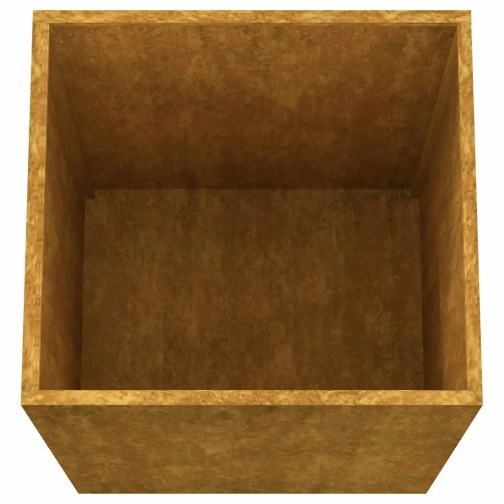 Planter 42x38x75 cm Corten Steel 821554