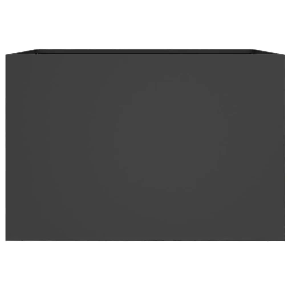 Planter Black 62x40x39 cm Cold-rolled Steel 841595