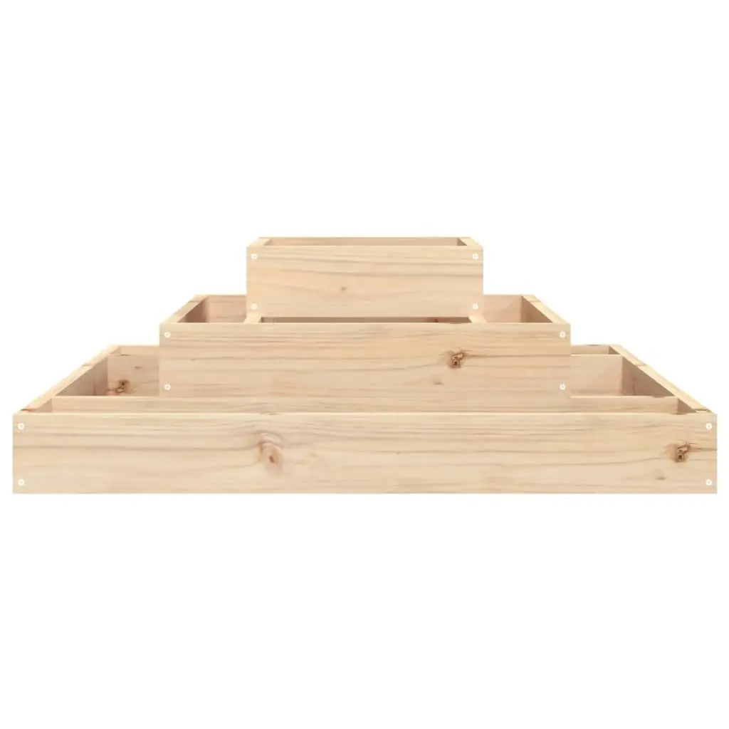 Planter 80x80x27 cm Solid Wood Pine 823864