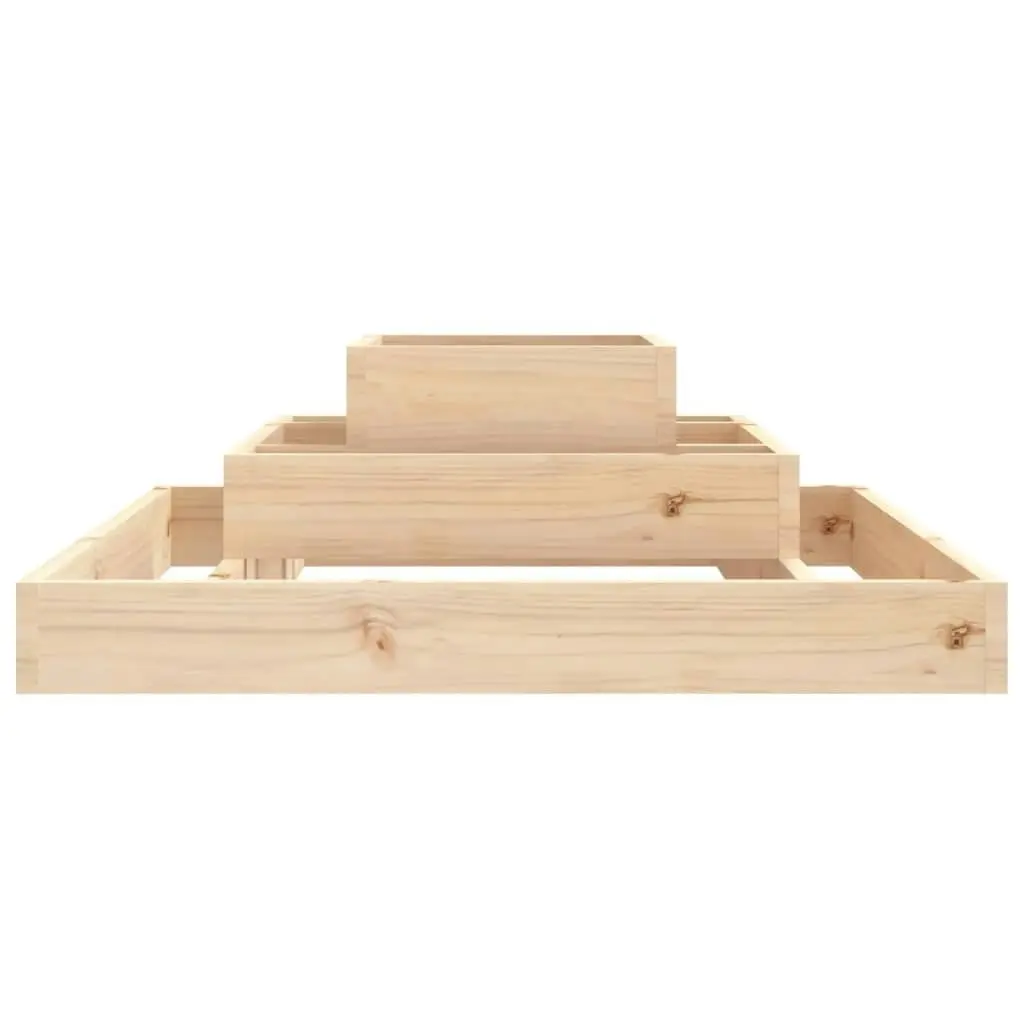 Planter 80x80x27 cm Solid Wood Pine 823864