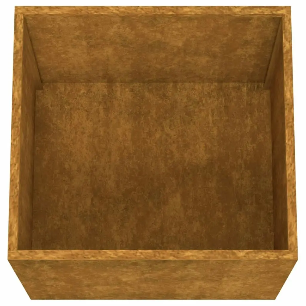 Planter 42x40x39 cm Corten Steel 821549