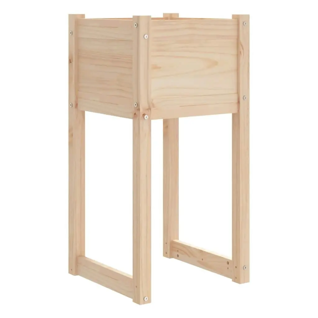 Planters 2 pcs 40x40x81 cm Solid Wood Pine 822123